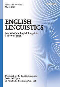 English LinguisticsC Volume 39C Number 2 March 2023