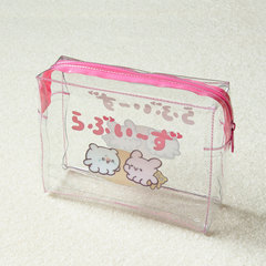 らぶいーず クリアマルチポーチ(絵本ナビオリジナルグッズ)