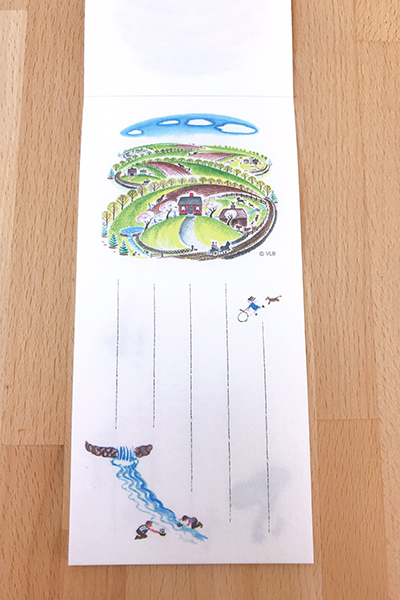 ちいさいおうち 〜The Little House〜 一筆箋 おうち柄の商品画像2