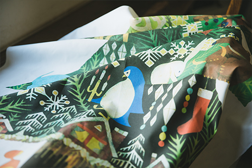 クリスマスタペストリー 福田利之 【A】森の仲間  小の商品画像4