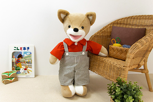 こんとあき 日本製ぬいぐるみ こんL