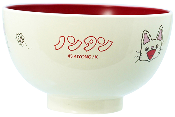 ノンタン 子ども食器 塗汁椀M(ホワイト)の商品画像2